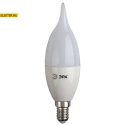 Лампа светодиодная ЭРА LED BXS-9w-827-E14 "Свеча на ветру" арт Б0027973