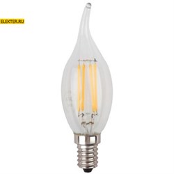 Лампа филаментная светодиодная ЭРА F-LED BXS-7w-827-E14 "Свеча на ветру" арт Б0027944