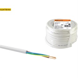 Провод соединительный ПВС 3x1,5 ГОСТ (10м.) белый TDM арт. SQ0118-0015