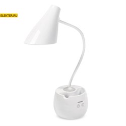 Светодиодный настольный светильник, 5 Вт, белый  (LED), Smartbuy арт SBL-DL-5-alu-w
