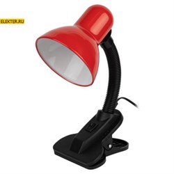 Настольный светильник ЭРА N-102-E27-40W-R красный арт C0041425