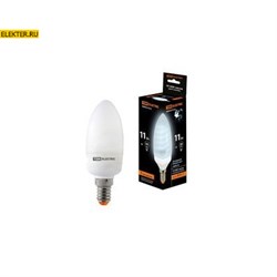 Лампа энергосберегающая КЛЛ-С-11Вт-4000К–Е14 (mini) TDM арт. SQ0323-0135