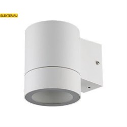 Ecola GX53 LED 8003A Светильник накладной IP65 прозрачный Цилиндр металл. 1xGX53 Белый матовый 114x140x90 арт FW53C1ECH