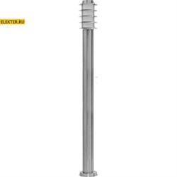 Светильник садово-парковый Feron DH027-1100, Теxно столб, 18W E27 230V, серебро арт 11814