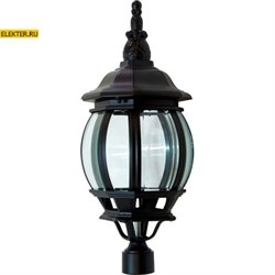 Светильник садово-парковый Feron 8103 восьмигранный на столб 100W E27 230V, черный арт 11100