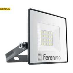 LL-1000 Feron.PRO 41538 Светодиодный прожектор IP65 20W 6400K