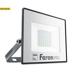 LL-1000 Feron.PRO 41539 Светодиодный прожектор IP65 30W 6400K