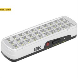 Светильник светодиодный аккумуляторный ДБА 3926 3-5ч 3Вт IEK арт LDBA0-3926-30-K01