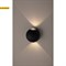WL11 BK Подсветка ЭРА Декоративная подсветка светодиодная ЭРА 2x1Вт IP 54 черный арт Б0034609 - фото 15411