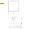 SPO-164-B-40K-110 ЭРА Светильник светодиодный подвесной черный Geometria Quadro 110Вт 4000К 17300Лм IP40 800x800x80 арт Б0050589 Б0050589