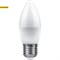 Лампа светодиодная Feron LB-570 "Свеча" E27 9W 2700K арт 25936 - фото 18942