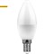 Лампа светодиодная Feron LB-97 "Свеча" E14 7W 6400K арт 25477 - фото 19028