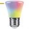 Лампа светодиодная Feron LB-372 "Колокольчик" матовый E27 1W RGB плавная сменая цвета арт 38117 - фото 19453