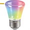 Лампа светодиодная Feron LB-372 "Колокольчик" прозрачный E27 1W RGB быстрая смена цвета арт 38131 - фото 19467