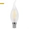 Лампа филаментная светодиодная Feron LB-74 "Свеча на ветру" E14 9W 2700K арт 25959 - фото 20320