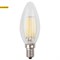 Лампа филаментная светодиодная ЭРА F-LED B35-7w-840-E14 "Свеча" арт Б0027943 - фото 20511