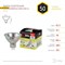 Лампочка галогенная  GU5.3-JCDR (MR16)-50W-230V-CL GU5.3 50Вт "Софит" теплый белый свет ЭРА арт C0027365 C0027365