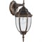 PL6002 Feron 11894 Светильник садово-парковый шестигранный на стену вниз 60W E27, черное золото 11894