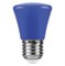 Лампа светодиодная Feron LB-372 "Колокольчик" E27 1W синий арт 25913 25913