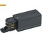 Кабельный ввод (подвод питания) правый для треxфазного осветительного шинопровода черный IEK арт LPK0D-KVR-3-K02 - фото 9400